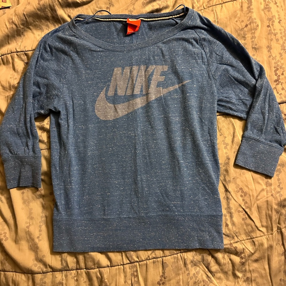 Vintage Nike Heather Blue Crewneck